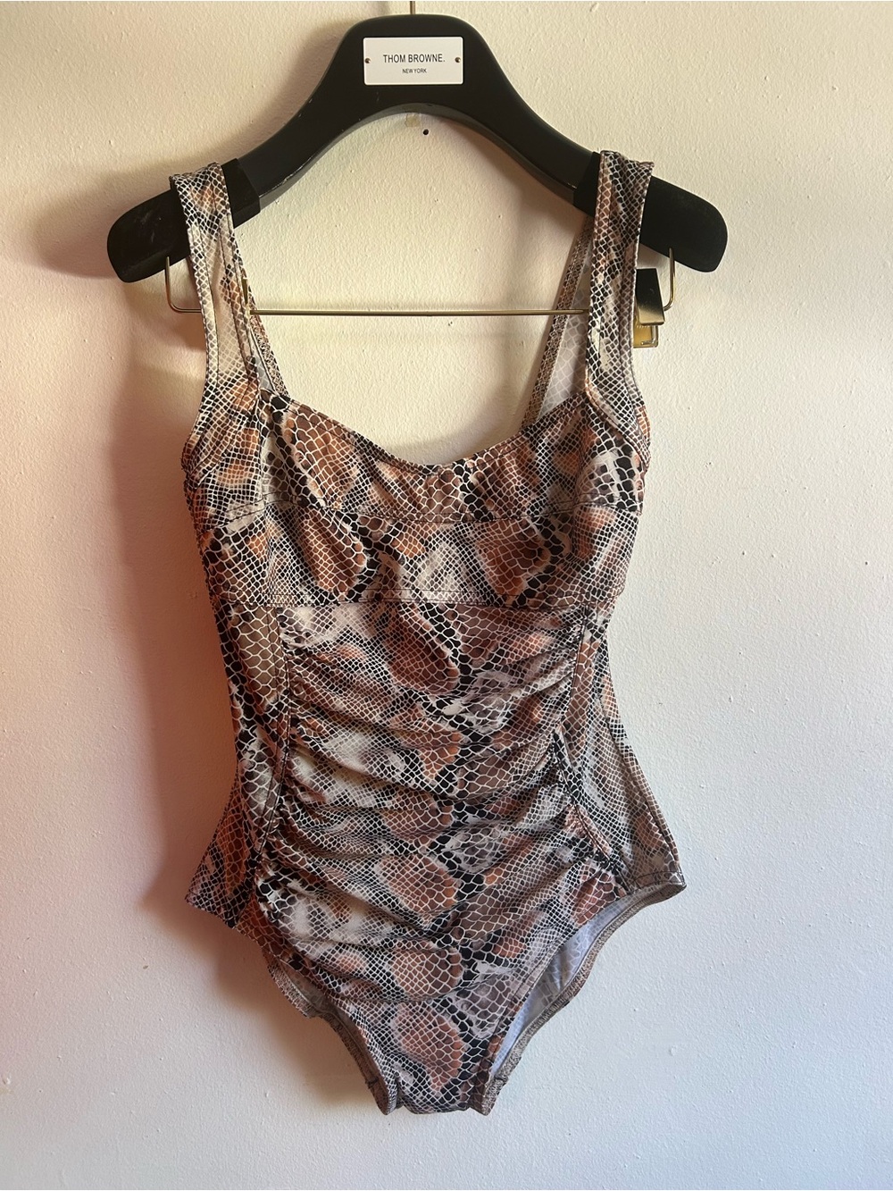 KARLA COLLETTO LILITH SQUARE NECK UNDERWIRE TANK One Piece Swimsuit US SZ 6 (10)